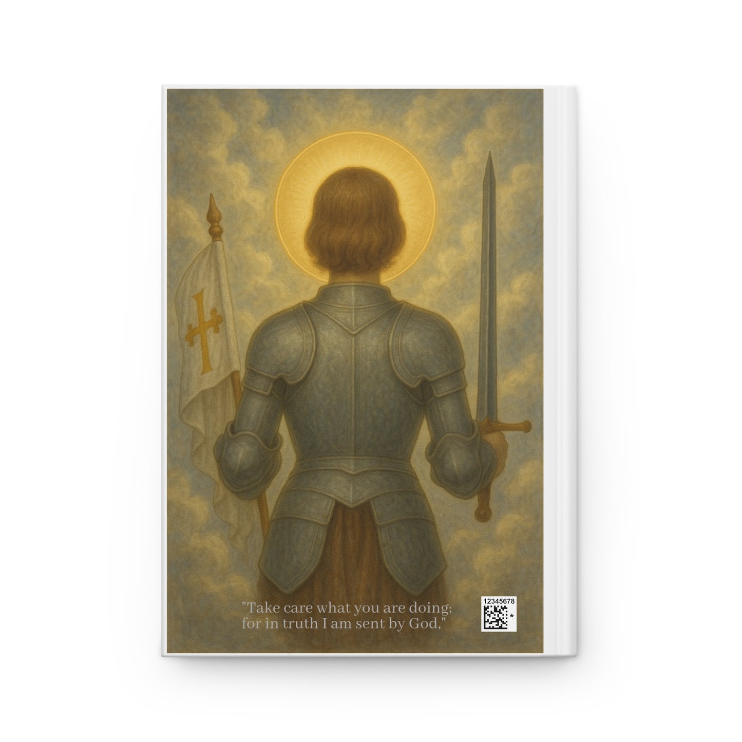 Sainte Jeanne d'Arc Inspirational Hardcover Journal - Matte Finish - Perfect for Personal Reflection & Gift-Giving