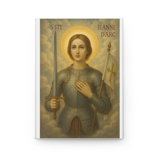 Sainte Jeanne d'Arc Inspirational Hardcover Journal - Matte Finish - Perfect for Personal Reflection & Gift-Giving
